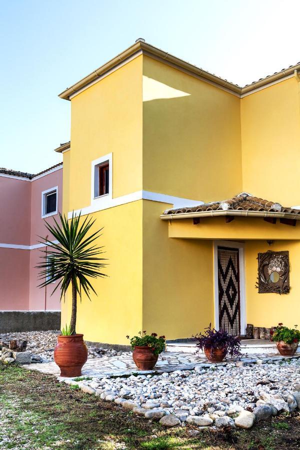 Villa Zen Stone House Agios Georgios Pagon Esterno foto