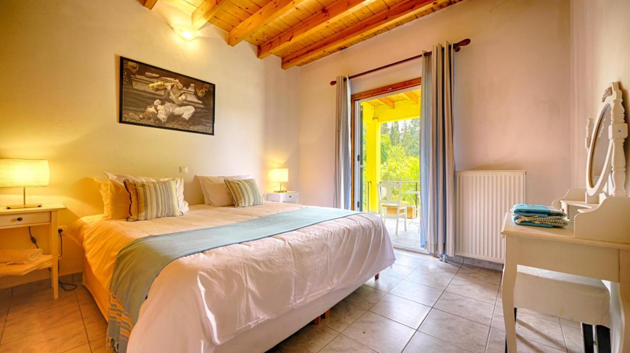 Villa Zen Stone House Agios Georgios Pagon Esterno foto
