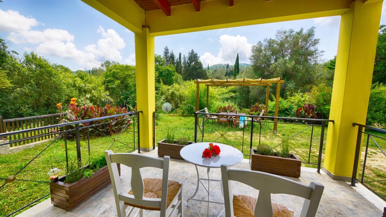 Villa Zen Stone House Agios Georgios Pagon Esterno foto