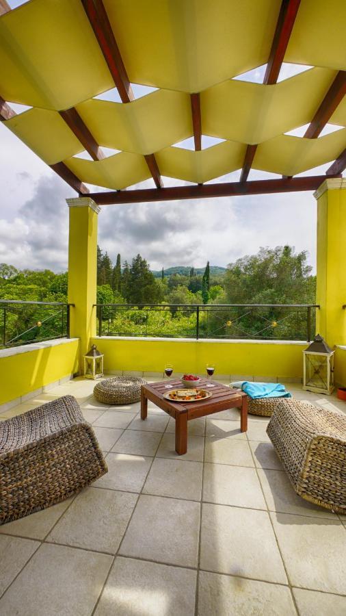 Villa Zen Stone House Agios Georgios Pagon Esterno foto