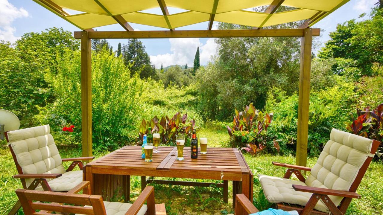 Villa Zen Stone House Agios Georgios Pagon Esterno foto