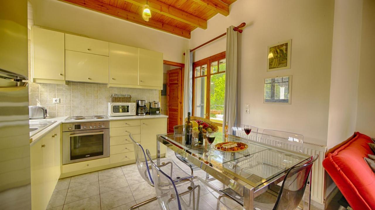 Villa Zen Stone House Agios Georgios Pagon Esterno foto